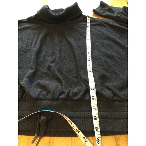 Sweaty Betty Melody Luxe Fleece Pullover Sweatshirt Top Size 10 L Turtleneck - Picture 7 of 7